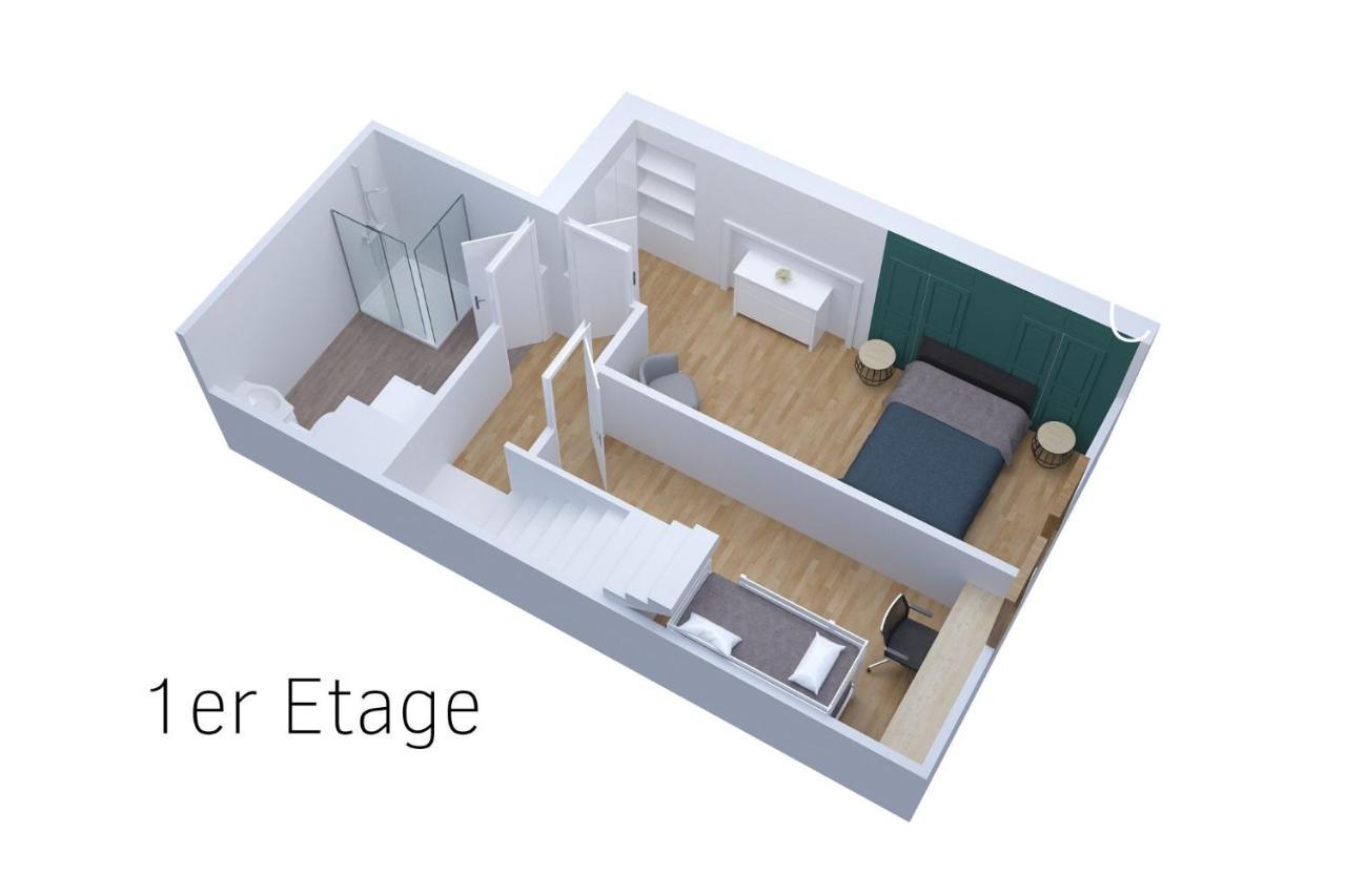 Le Double Pirou # 2 Appartements # Halte Auvergne Thiers Exterior photo